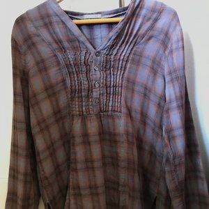 Women's CP Shades plaid flannel shirt